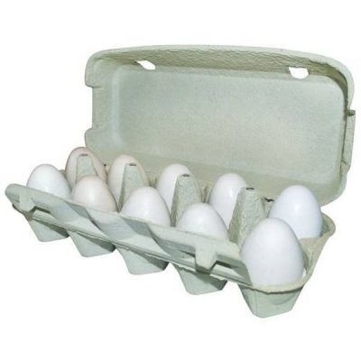 Æggebakke pap m/ låg til 10 æg | Randers volieren