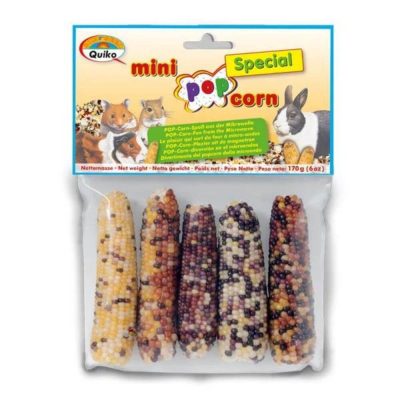 Quiko Mini Popcorn: Majs med mineraler til Gnavere Randers Volieren