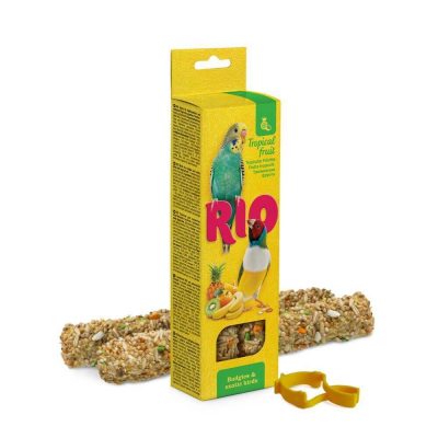 RIO Sticks m. tropisk frugt, 2 x 40 g. | Randers Volieren